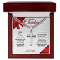Merry Christmas Son | My Greatest Gift | Love Dad (Artisan Cross Cuban Chain)