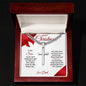 Merry Christmas Son | My Greatest Gift | Love Dad (Artisan Cross Cuban Chain)