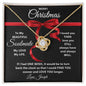 Merry Christmas To My Beautiful Soulmate | My Love | Personalized Signature (Love Knot Necklace)