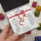 Merry Christmas My Beautiful Soulmate | Love Always | Always and Forever Yours (Love Knot Necklace)
