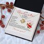 To My Soulmate | Merry Christmas | I Love You (Love Knot Necklace)