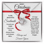 Merry Christmas My Beautiful Soulmate | Love Always | Always and Forever Yours (Love Knot Necklace)