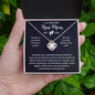 NEW MOM EST. 2023 | The Most Rewarding Blessing (Love Knot Necklace)