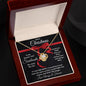 Merry Christmas My Smokin' HOT Soulmate | My Love | Love Always and Forever Yours (Love Knot Necklace)