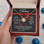 Merry Christmas To My Beautiful Soulmate | My Love | Personalized Signature (Love Knot Necklace)