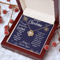 To My Beautiful Soulmate Merry Christmas | Love Always (Love Knot Necklace)
