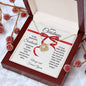 Merry Christmas My Beautiful Soulmate | Love Always | Always and Forever Yours (Love Knot Necklace)
