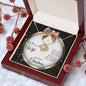 To My Beautiful Wife | My Love | Merry Christmas (Love Knot Necklace)
