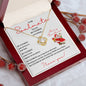 To My Soulmate | Merry Christmas | I Love You (Love Knot Necklace)