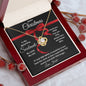 Merry Christmas To My Beautiful Soulmate | My Love | Personalized Signature (Love Knot Necklace)