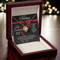 Merry Christmas To My Beautiful Soulmate | My Love | Personalized Signature (Love Knot Necklace)