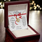 Merry Christmas My Beautiful Soulmate | Love Always | Always and Forever Yours (Love Knot Necklace)