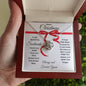 Merry Christmas My Beautiful Soulmate | Love Always | Always and Forever Yours (Love Knot Necklace)