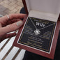 To My Beautiful Wife | One Wish | From Husband (Love Knot Necklace)
