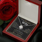 To My Beautiful Wife | One Wish | From Husband (Love Knot Necklace)