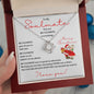 To My Soulmate | Merry Christmas | I Love You (Love Knot Necklace)