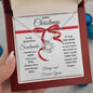 Merry Christmas My Beautiful Soulmate | Love Always | Always and Forever Yours (Love Knot Necklace)