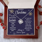 To My Beautiful Soulmate Merry Christmas | Love Always (Love Knot Necklace)