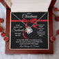 Merry Christmas My Smokin' HOT Soulmate | My Love | Love Always and Forever Yours (Love Knot Necklace)