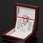 Merry Christmas My Beautiful Soulmate | Love Always | Always and Forever Yours (Love Knot Necklace)