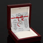 Merry Christmas My Beautiful Soulmate | Love Always | Always and Forever Yours (Love Knot Necklace)