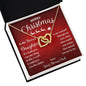 Merry Christmas To My Bonus Daughter | Wish | Love Your Bonus Dad (Interlocking Hearts)