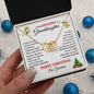 To My Amazing Granddaughter Merry Christmas | Proudest Moment | Love Grandma (Interlocking Hearts)