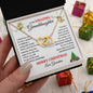 To My Amazing Granddaughter Merry Christmas | Proudest Moment | Love Grandma (Interlocking Hearts)