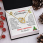 To My Amazing Granddaughter Merry Christmas | Proudest Moment | Love Grandma (Interlocking Hearts)