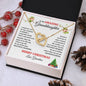 To My Amazing Granddaughter Merry Christmas | Proudest Moment | Love Grandma (Interlocking Hearts)