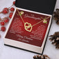 To My Granddaughter Merry Christmas | Proudest Moment | Love Grandma (Interlocking Hearts)