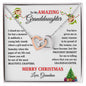 To My Amazing Granddaughter Merry Christmas | Proudest Moment | Love Grandma (Interlocking Hearts)