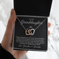 To Our Granddaughter | Always Connected by Heart | From Grandma and Grandpa (Interlocking Hearts)