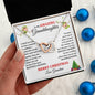 To My Amazing Granddaughter Merry Christmas | Proudest Moment | Love Grandma (Interlocking Hearts)