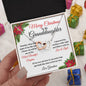 Merry Christmas To My Granddaughter | My Most Beautiful Chapter | Love Grandma (Interlocking Hearts)