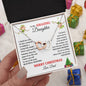 Merry Christmas To My Amazing daughter | Proudest Moment | Love Dad (Interlocking Hearts)