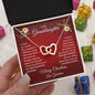 To My Granddaughter Merry Christmas | Proudest Moment | Love Grandma (Interlocking Hearts)