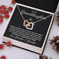 To Our Granddaughter | Always Connected by Heart | From Grandma and Grandpa (Interlocking Hearts)