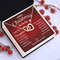Merry Christmas To My Bonus Daughter | Wish | Love Your Bonus Dad (Interlocking Hearts)