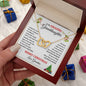 To My Amazing Granddaughter Merry Christmas | Proudest Moment | Love Grandma (Interlocking Hearts)