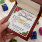 Merry Christmas To My Granddaughter | My Most Beautiful Chapter | Love Grandma (Interlocking Hearts)