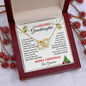 To My Amazing Granddaughter Merry Christmas | Proudest Moment | Love Grandma (Interlocking Hearts)