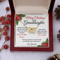 Merry Christmas To My Granddaughter | My Most Beautiful Chapter | Love Grandma (Interlocking Hearts)
