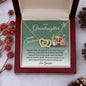 To My Granddaughter Merry Christmas | Most Beautiful Chapter | Love Grandma (Interlocking Hearts)