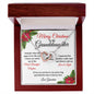Merry Christmas To My Granddaughter | My Most Beautiful Chapter | Love Grandma (Interlocking Hearts)