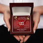 To My Amazing Granddaughter Merry Christmas | Proudest Moment | Love Grandma (Interlocking Hearts)