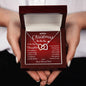 Merry Christmas To My Bonus Daughter | Wish | Love Your Bonus Dad (Interlocking Hearts)