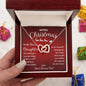 Merry Christmas To My Bonus Daughter | Wish | Love Your Bonus Dad (Interlocking Hearts)