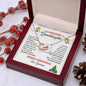 To My Amazing Granddaughter Merry Christmas | Proudest Moment | Love Grandma (Interlocking Hearts)