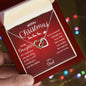 Merry Christmas To My Daughter | Wish | Love Dad (Interlocking Hearts)